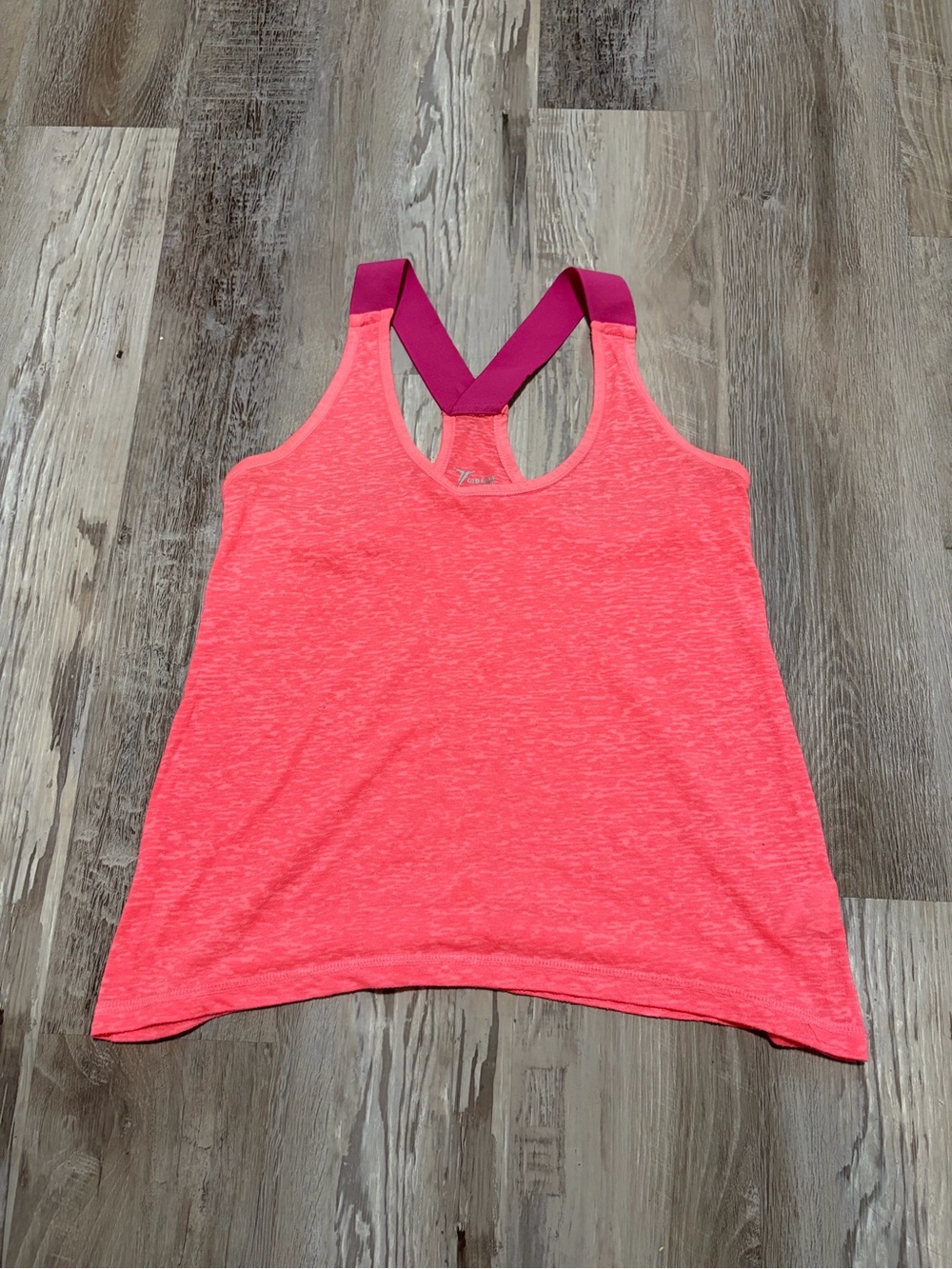 Old Navy Coral-Pink Crossback Tank Top